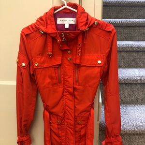 Trina Turk Orange Jacket Never Worn
